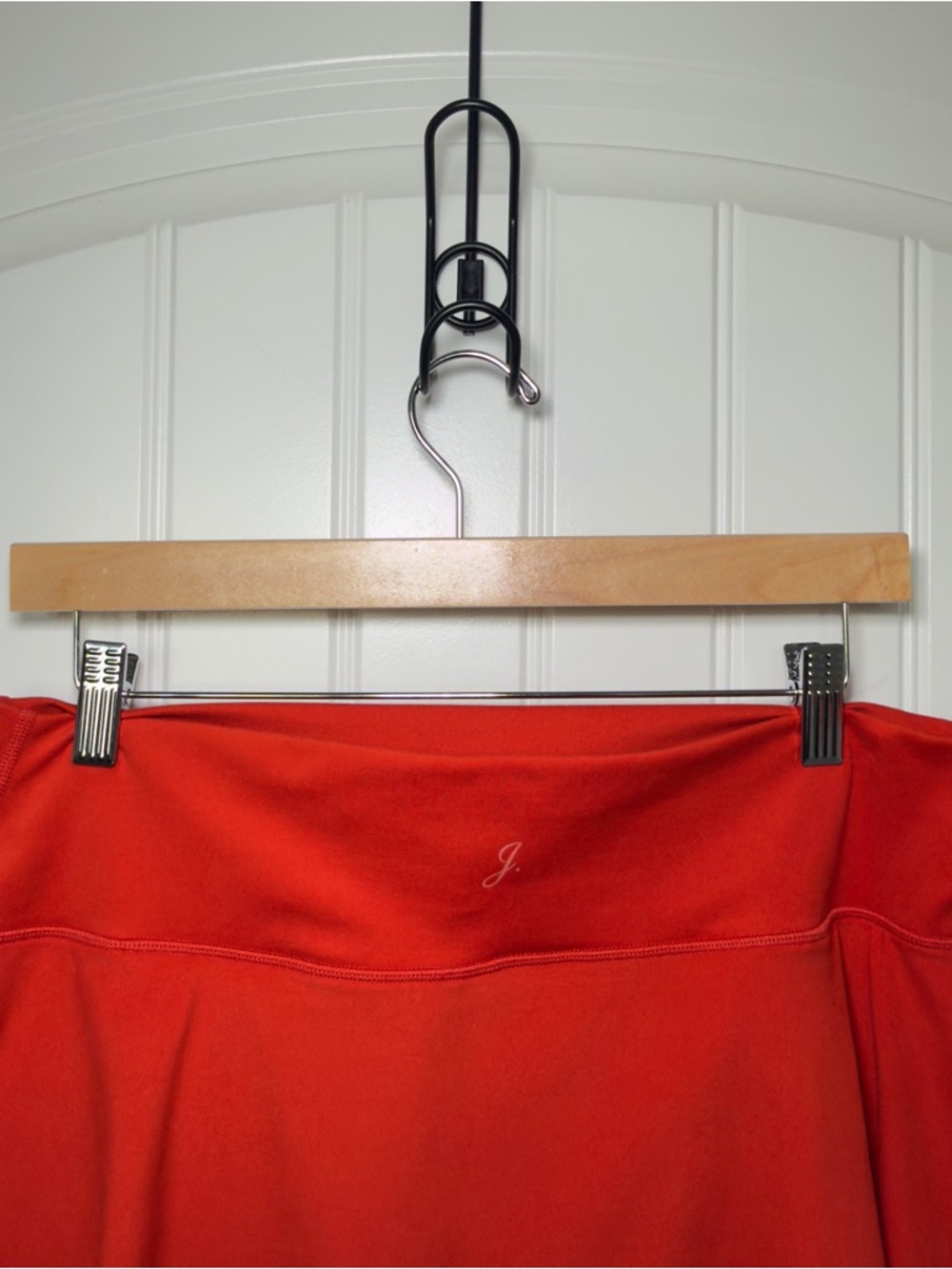 J. Crew Athletic Active XL Orange Cloud Stretch High Rise Skirt Skort - Picture 6 of 10